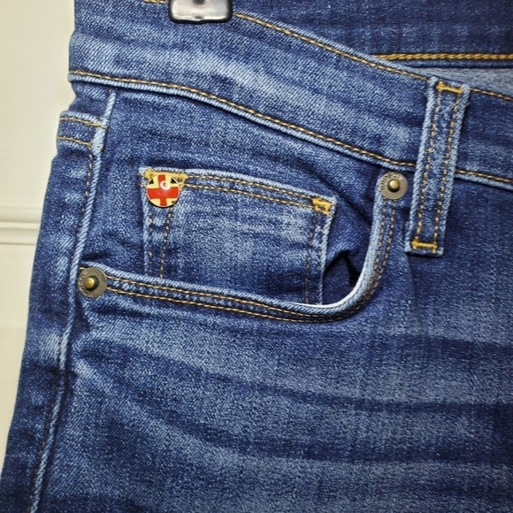 Hudson Harkin Super Skinny with Cuff Crop Jeans Sz 25 - Picture 4 of 10